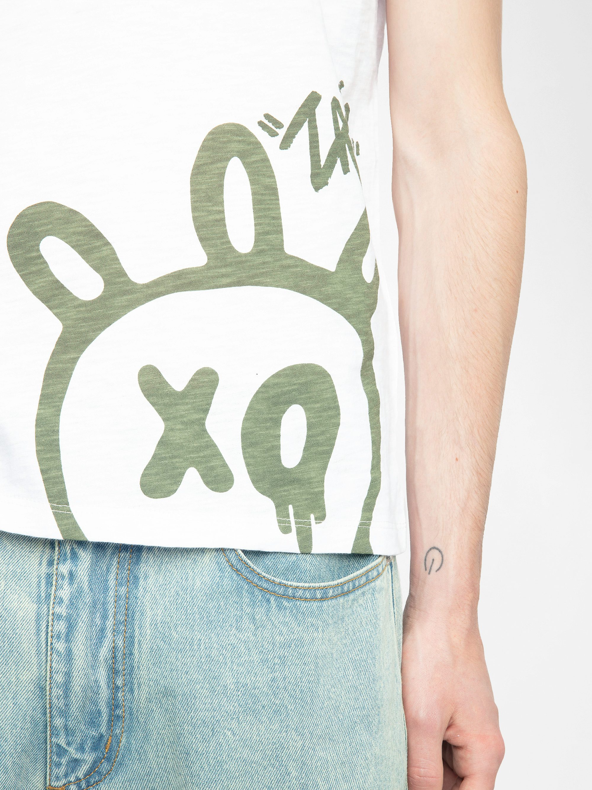 Stockly T-shirt - Short-sleeved T-shirt with front print.